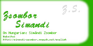 zsombor simandi business card